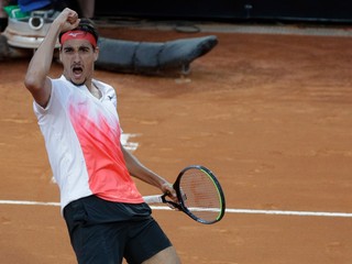 Lorenzo Sonego bol na turnaji ATP v Ríme 2021 v semifinále, tam ho vyradil Novak Djokovič.