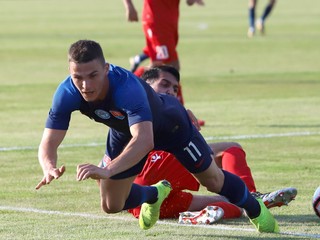 Ľubomír Tupta v reprezentačnom drese SR do 21 rokov.