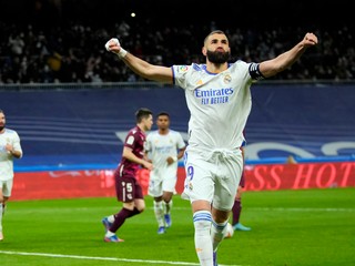 Karim Benzema sa teší po strelenom góle.