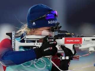 Nórska biatlonistka Tiril Eckhoffová.