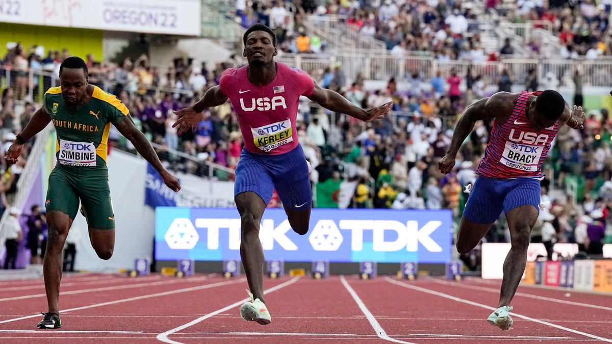 Američan Fred Kerley.