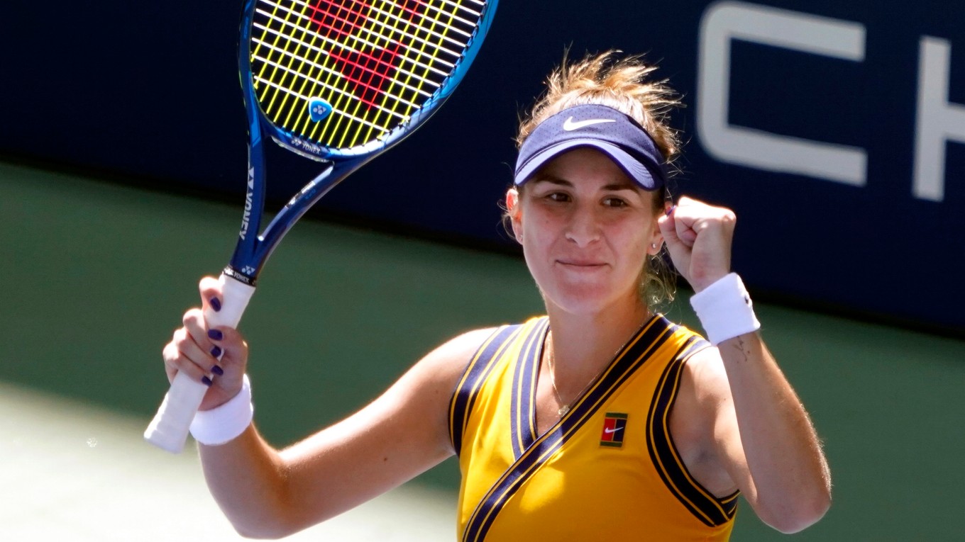 Belinda Benčičová na US Open 2021.