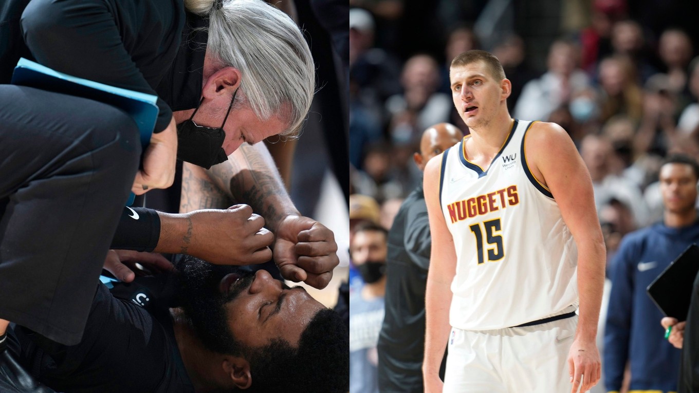 Markief Morris a Nikola Jokič.