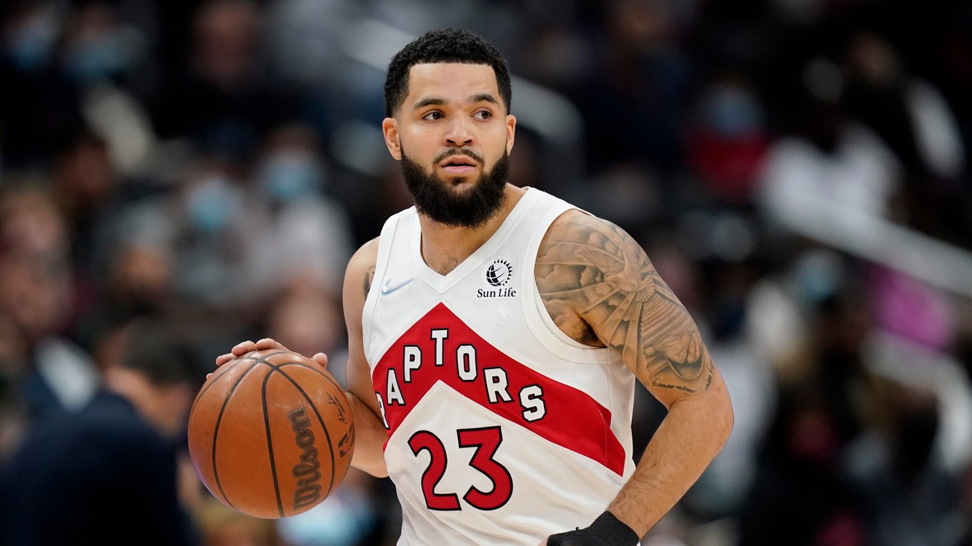 Fred VanVleet v drese Toronto Raptors.