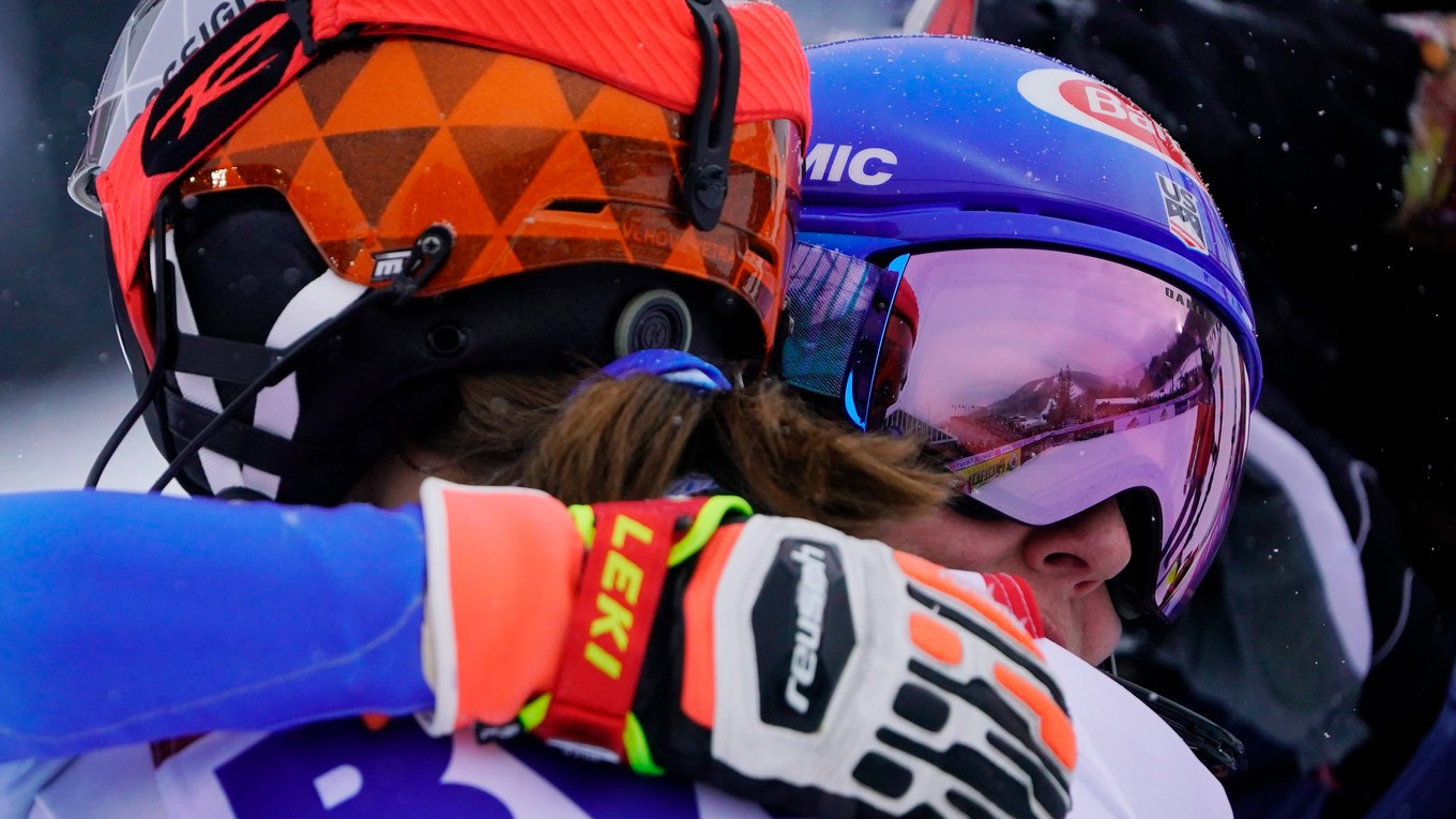 Petra Vlhová a Mikaela Shiffrinová.