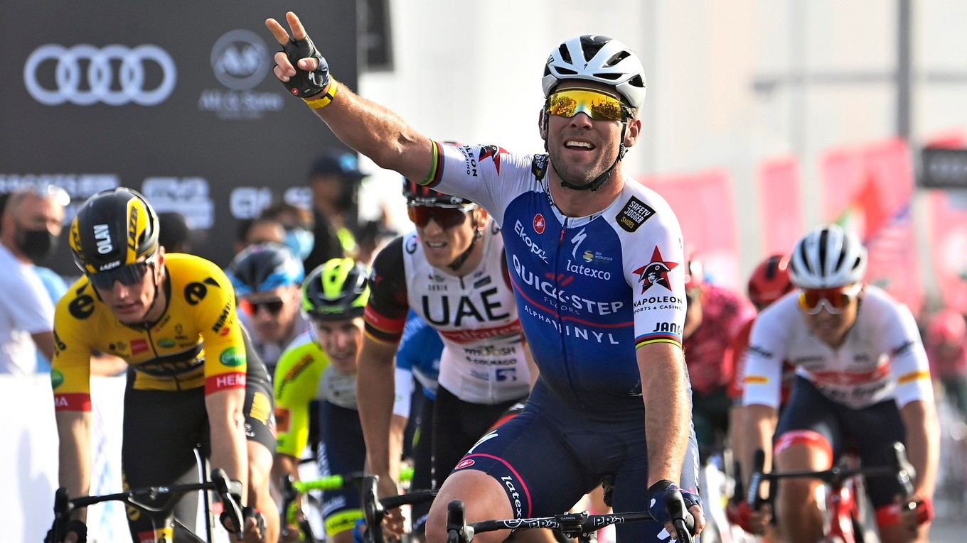 Britský cyklista Mark Cavendish vyhral druhú etapu na pretekoch Okolo SAE 2022. 