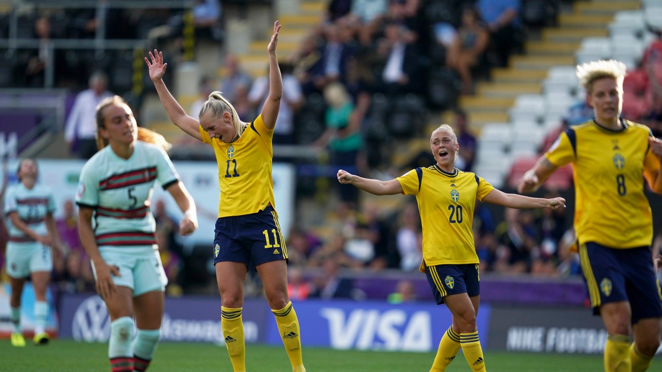 Futbalistky Švédska.