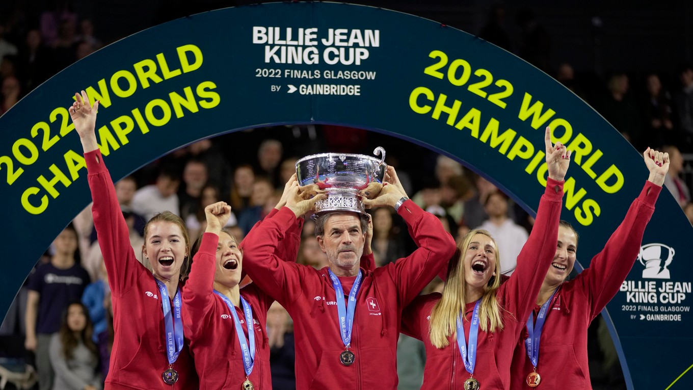 Švajčiarske tenistky vyhrali Pohár Billie-Jean Kingovej 2022.