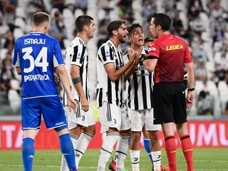 Momentka zo zápasu Juventus - Empoli.