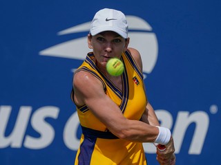 Simona Halepová na US Open 2021.