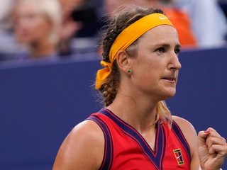 Viktoria Azarenková na US Open 2021.