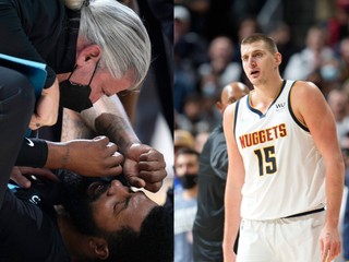 Markief Morris a Nikola Jokič.