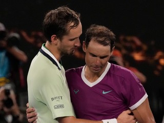 Rafael Nadal a Daniil Medvedev.