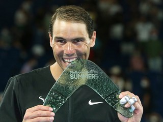 Rafael Nadal vyhral turnaj ATP v Melbourne 2022.