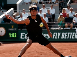 Alexander Zverev na Roland Garros 2022.