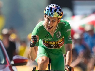 Belgický cyklista Wout van Aert počas Tour de France 2022.