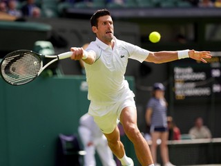 Novak Djokovič na Wimbledone 2022.