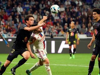 Momentka zo zápasu Olympique Lyon - Toulouse.