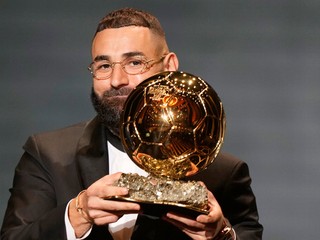 Karim Benzema získal Zlatú loptu 2022.
