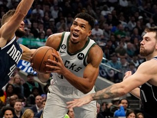 Grécky basketbalista Giannis Antetokounmpo. 