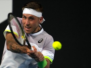 Slovenský tenista Alex Molčan počas Australian Open 2023.
