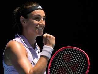 Caroline Garciová na Australian Open 2023.