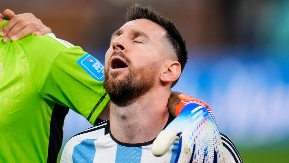 Lionel Messi pred finále MS vo futbale 2022.