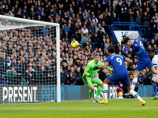 Kai Havertz strieľa gól v zápase Chelsea FC - Crystal Palace.