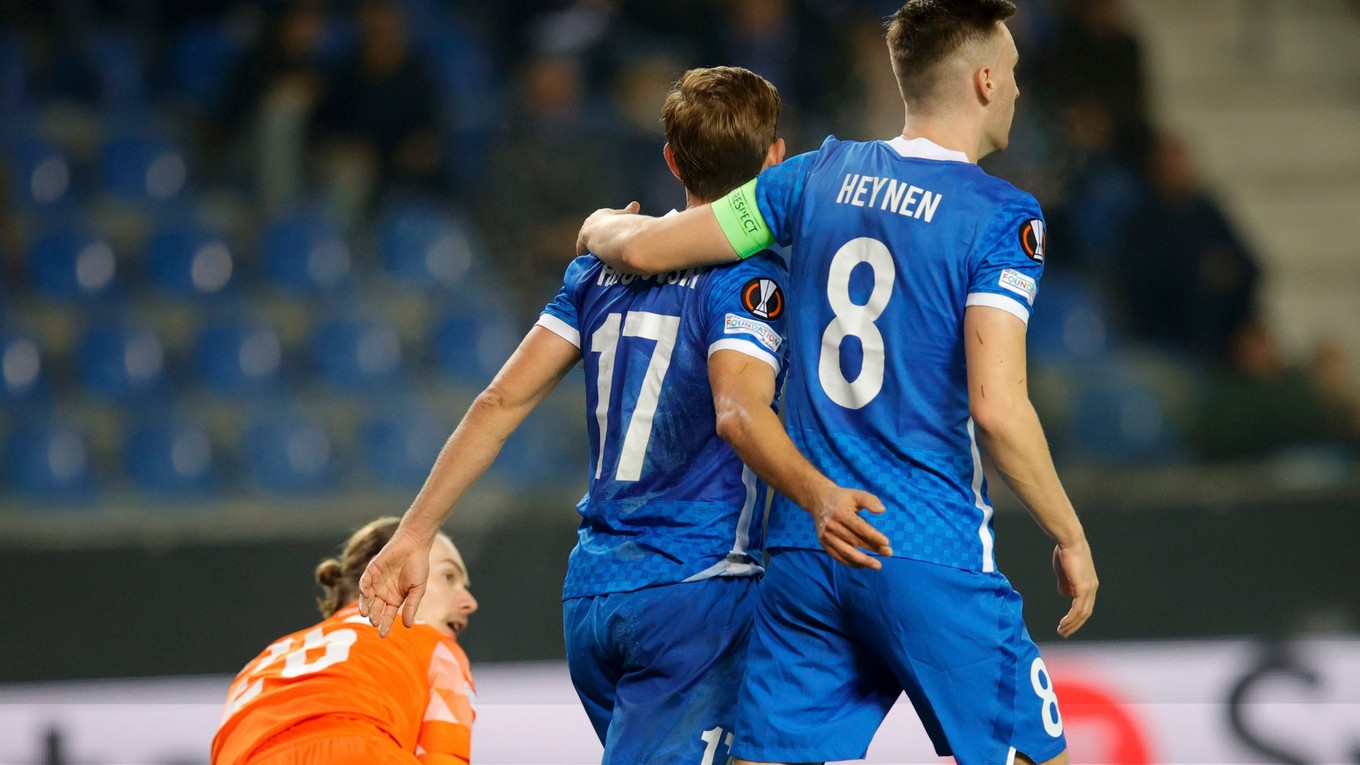 Patrik Hrošovský v drese KRC Genk.