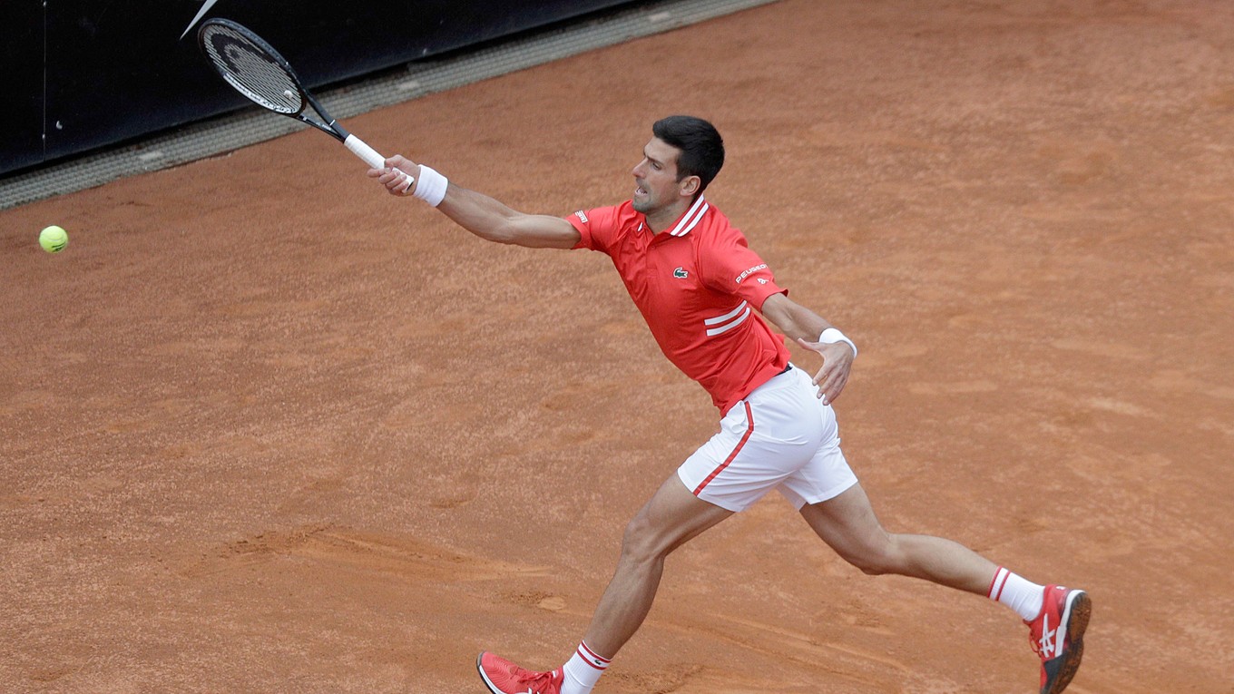 Novak Djokovič na turnaji ATP v Ríme.