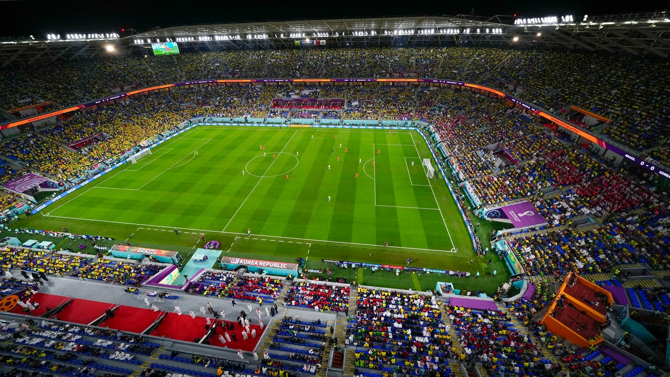 Štadión 974 počas MS vo futbale 2022 v Katare.