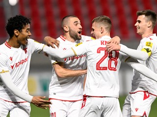 Futbalisti AS Trenčín.