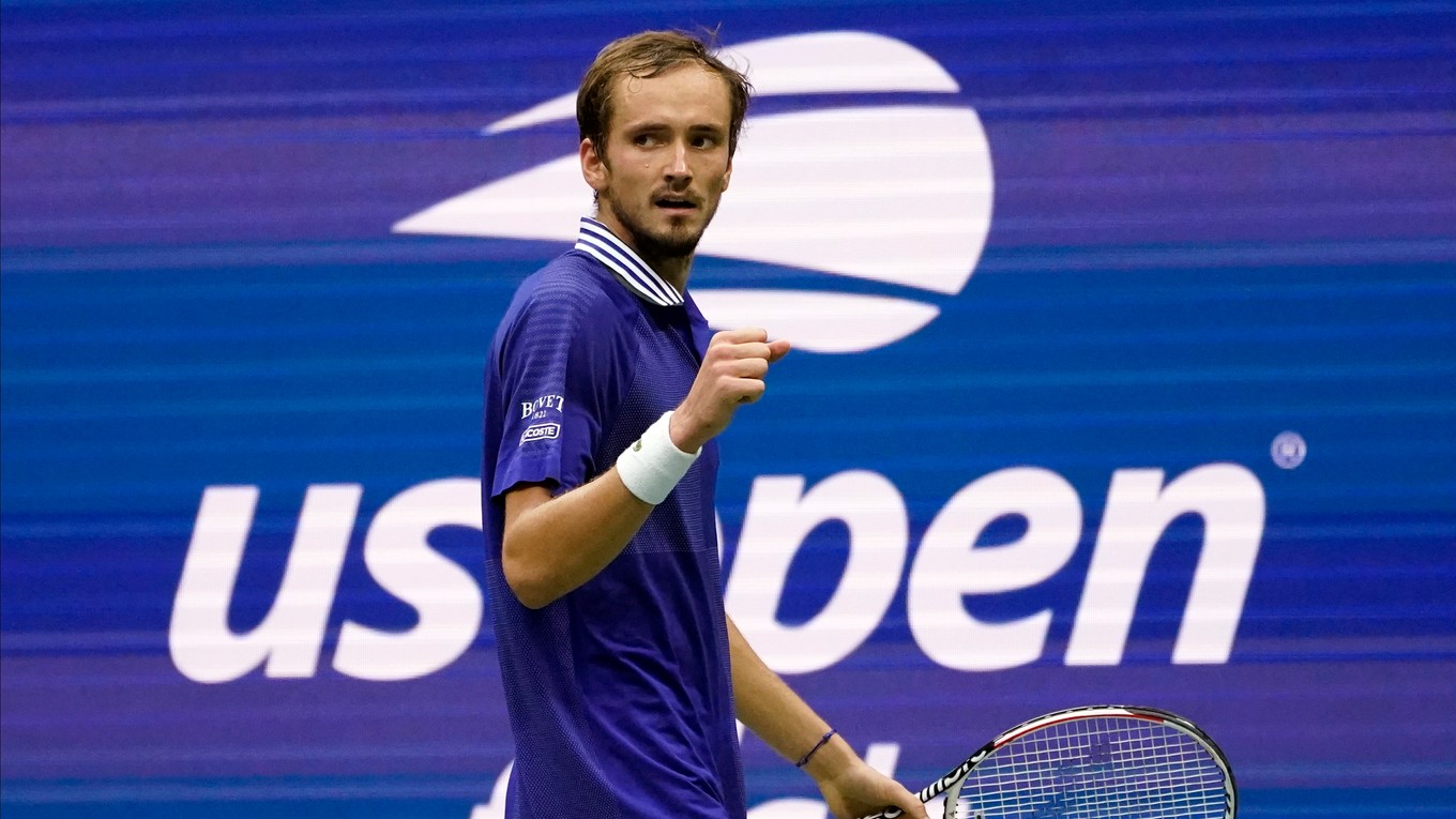 Daniil Medvedev na US Open.