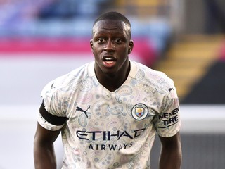 Benjamin Mendy v drese Manchester City.