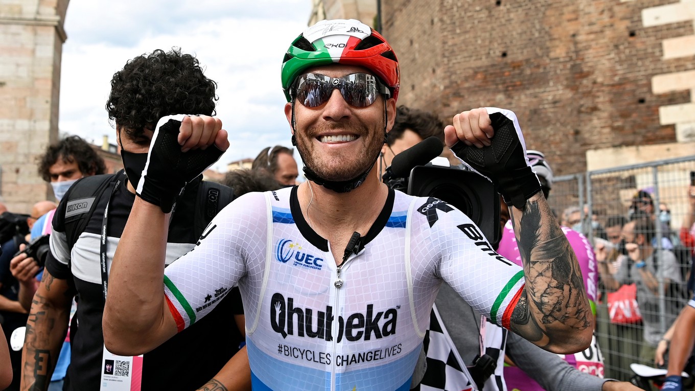 Giacomo Nizzolo vyhral 13. etapu na Giro d'Italia 2021.