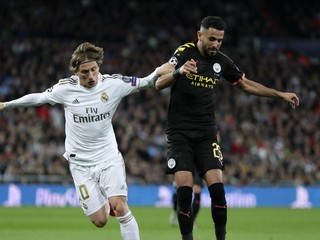 Momentka zo zápasu Manchester City - Real Madrid.