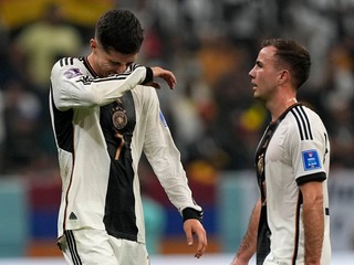 Sklamanie futbalistov Nemecka na MS v Katare 2022.