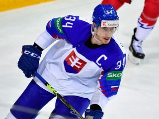 Peter Cehlárik, najproduktívnejší hráč Slovenska na MS v hokeji 2021.