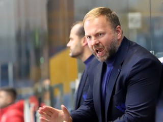 Tréner HC Slovan Bratislava Robert Döme.