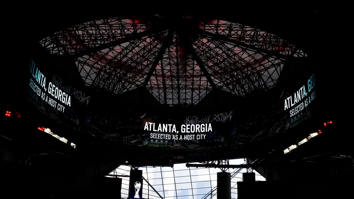 Mercedes-Benz Stadium v Atlante.
