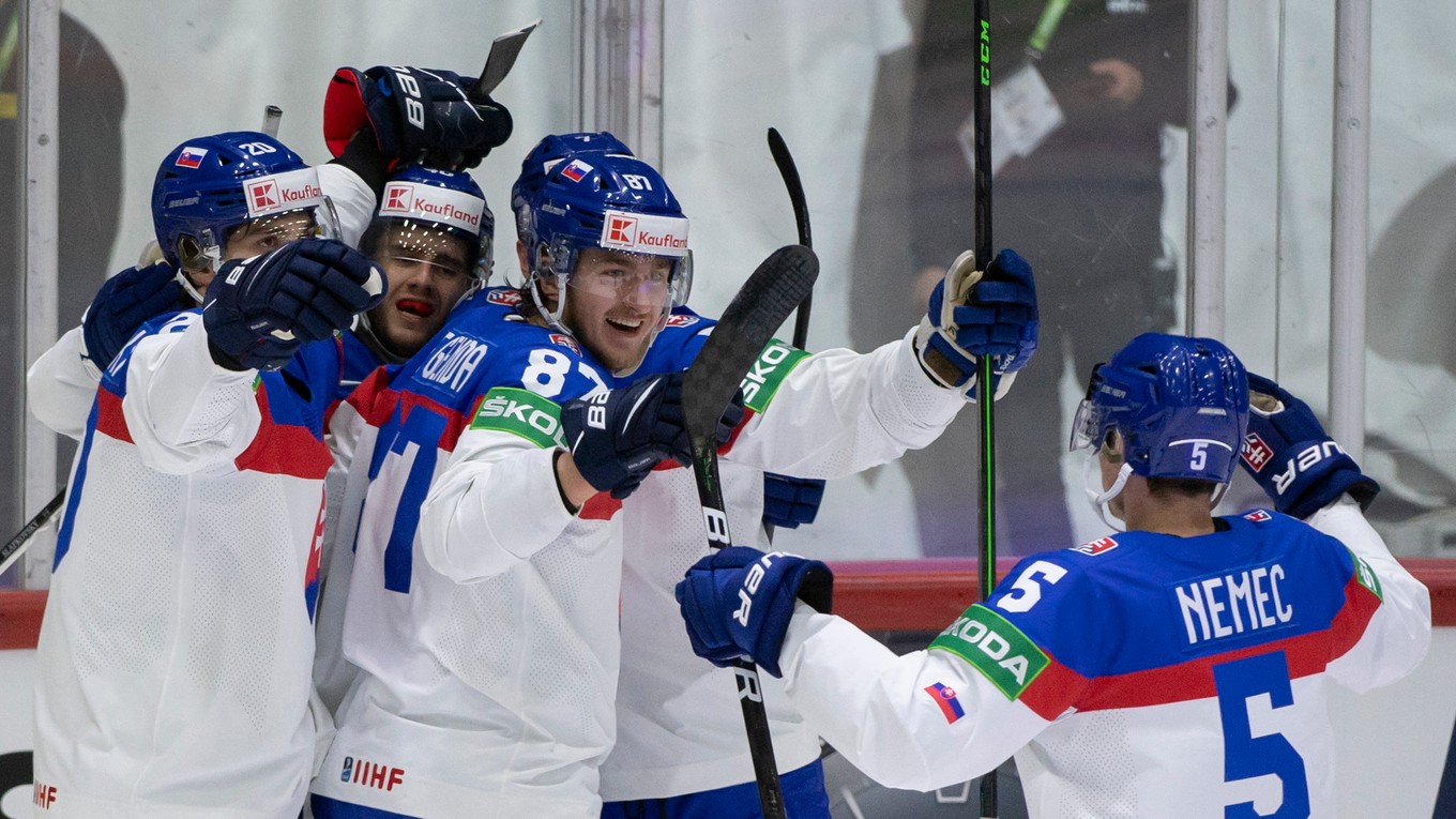 Slovensko - Francúzsko: Slovenskí hokejisti vyhrali 4:2 v úvode MS v hokeji 2022.