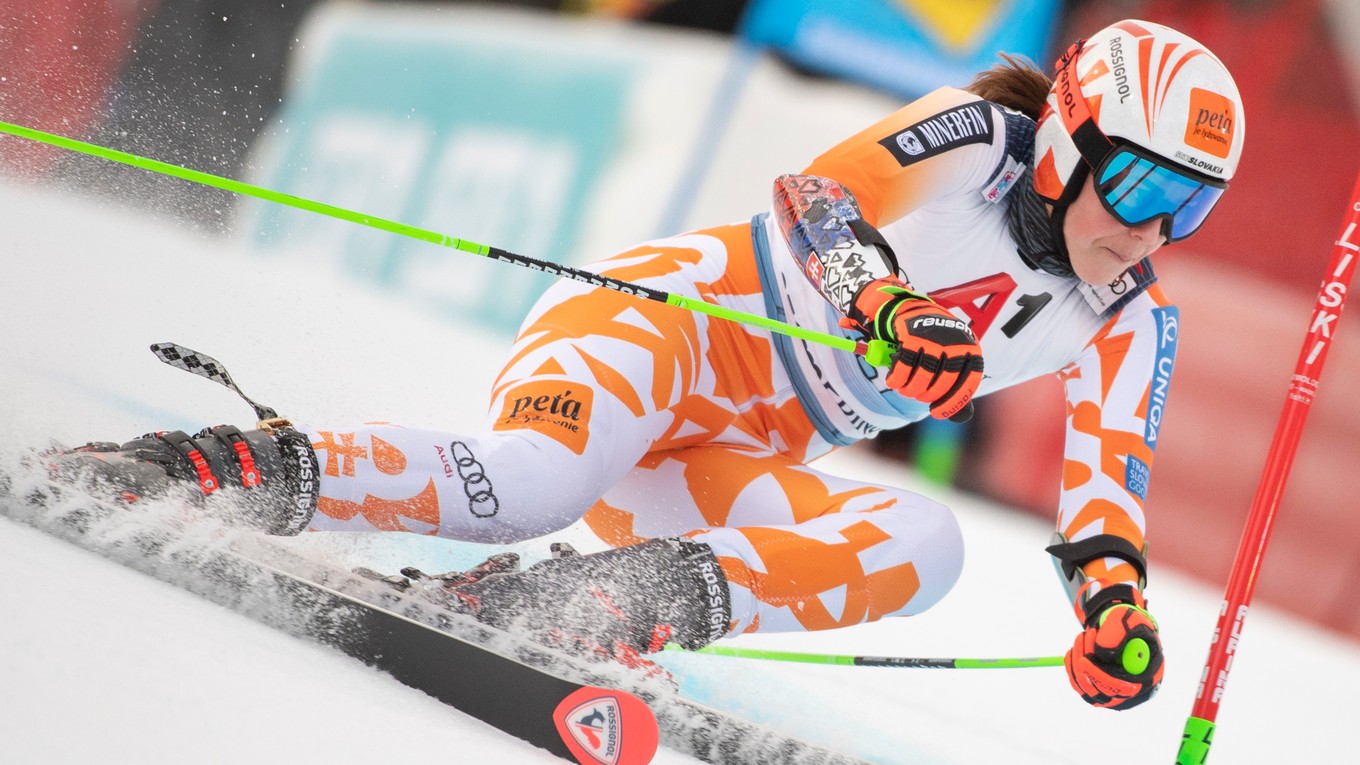 Slovenská lyžiarka Petra Vlhová v rakúskom Semmeringu.