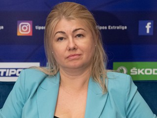 Riaditeľka Asociácie profesionálnych hokejových klubov (APHK) Aneta Büdiová.