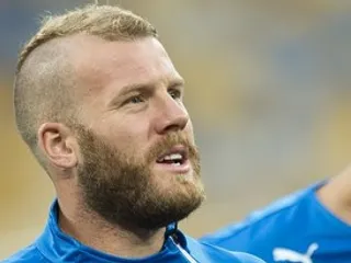 Adam Nemec (vľavo) na tréningu slovenskej reprezentácie.