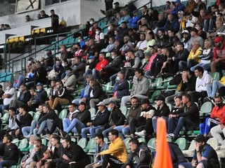 Fanúšikovia počas zápasu Fortuna ligy - ilustračná fotografia.