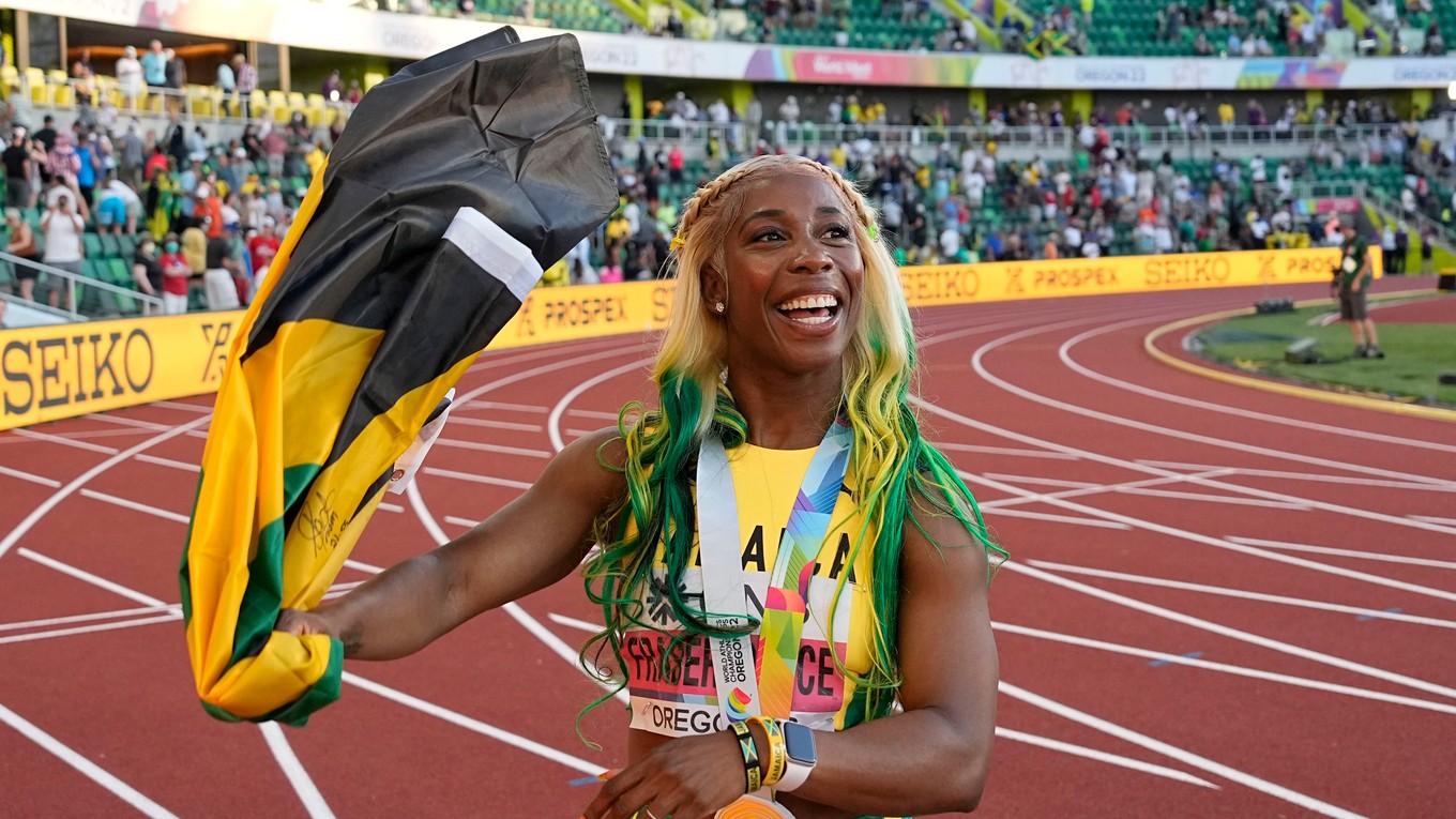 Shelly-Ann Fraserová-Pryceová.