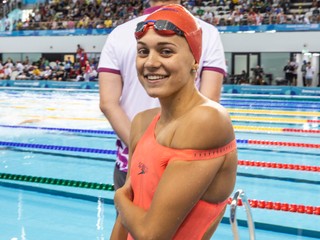 Na snímke slovenská plavkyňa Tamara Potocká.