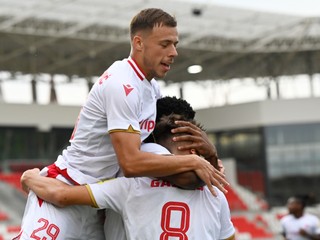 Futbalisti AS Trenčín.