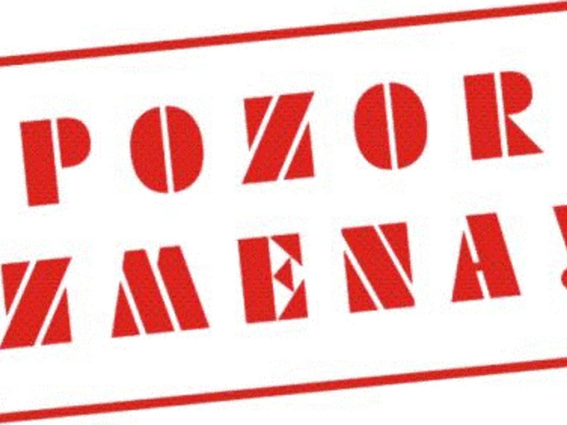 Zmeny v obsadení R a DZ na 09.-10.06.2018