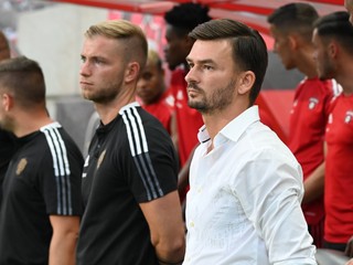 Tréner Spartaka Trnava Michal Gašparík.